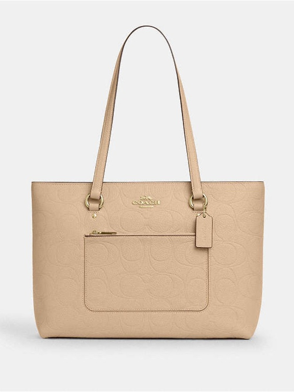 Coach Station Tote Bag In Signature Leather NWT - Picture 3 of 6